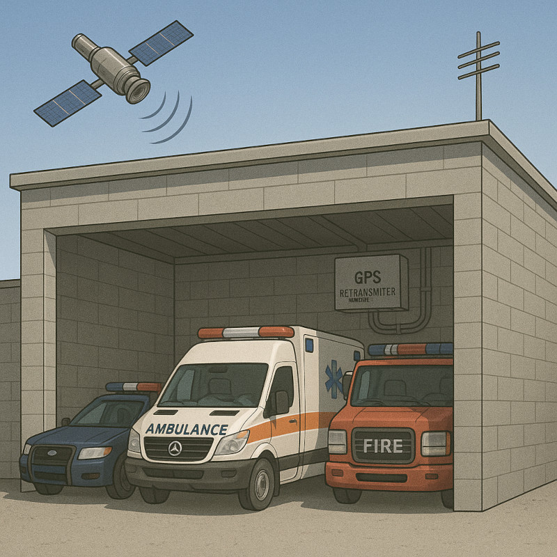 Służby ratunkowe – retransmiter GPS